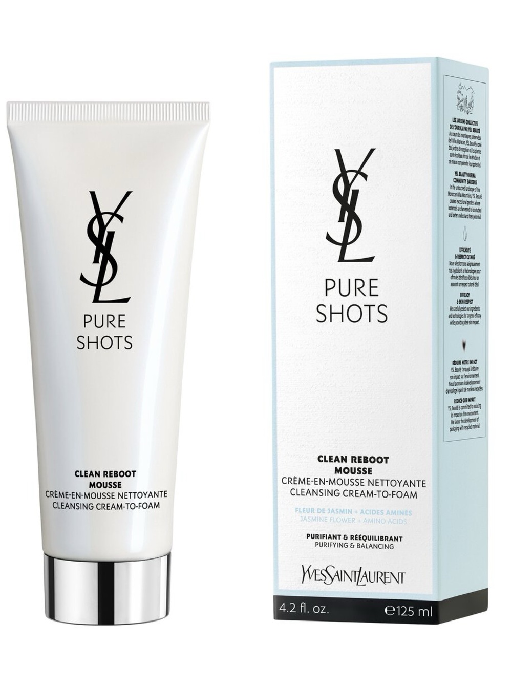Yves Saint Laurent Pure Shots Clean Reboot Mousse -125 Ml
